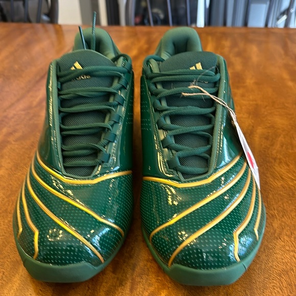 ADIDAS men’s TMAC 2 Restomod Dark Green- Gold (FY9931) Lebron James SVSM - Picture 4 of 16